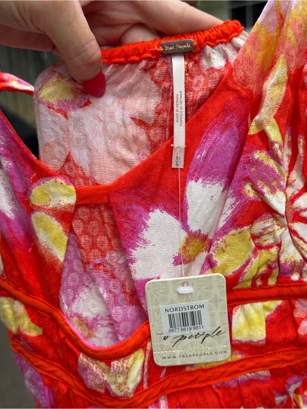Free People Red Floral Maxi Dress - Picture 12 of 12